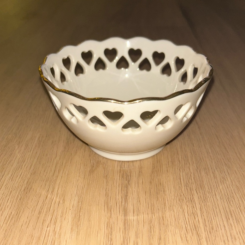 Lenox Porcelain Heart Collection Small Bowl/Dish